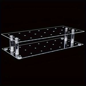 TEMU 1pc 투명 아크릴 케이크 팝 디스플레이 스탠드, 21개 구멍 롤리팝 거치대, 결혼식 파티 생일 기념일 할로윈 등에 사용 가능. 사용하기 쉽고 눈길을 끕니다.