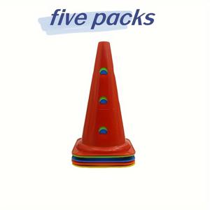 TEMU 5개 세트 내구성 PE 아길리티 트레이닝 코너, 14.96