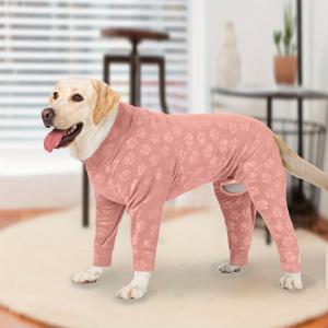 TEMU 대형견용 코지 플리스 스웨터 - 겨울 따뜻함 애완동물 점프수트, 세탁기 사용 가능, 골든 리트리버 & 래브라도에 적합