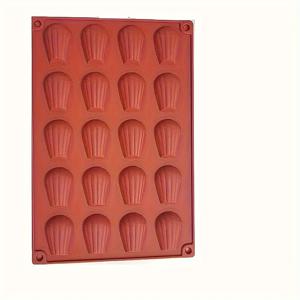 TEMU 1개 20구 실리콘 마들렌 몰드 - 식품용 실리콘 베이킹 몰드, 쉘 모양 케이크용, 초콜릿, DIY 쿠키, 젤리, 무스, 빵 및 기타 제품에 적합; 핸드메이드 에센셜 오일 비누 제작에도 사용 가능