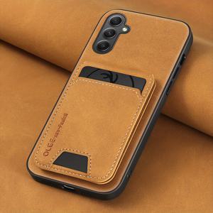 TEMU A 시리즈용 럭셔리 인조 가죽 카드 홀더 폰 케이스