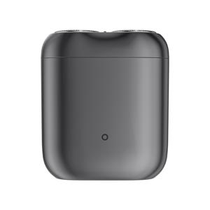 TEMU Xiaomi S200 미니 전기 면도기 - 휴대용 USB-C 충전식, 2개의 교환 가능한 헤드 및 2개의 교체용 블레이드, 46-60분 연속 사용 시간, 1-touch 시작, 여행 및 가정용으로 적합한 컴팩트한 디자인, 휴대용 전기 면도기, 현대적인 면도 도구, 내구성 있는 금속 바디