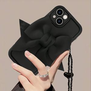 TEMU 3개 세트 모바일 폰 케이스 나비 + 모바일 폰 케이스 + 팔찌 방탄 모바일 폰 보호 케이스 아이폰 16 15 14 11 프로 맥스 플러스에 적합