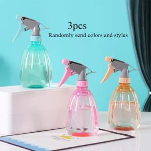 TEMU 3개 세트 컬러풀 방수 스프레이 병, 조절 가능한 노즐 - 청소용액, 식물 관리 및 애완동물 사용에 적합, 휴대용 디자인, 내구성 있는 플라스틱
