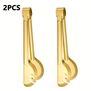 TEMU 2pcs 9.45inch 식품 등급 스테인레스 스틸 빵 포크, 내구성 있는 금속 서비스 포크, 식품 포크, 샐러드 스테이크 클립, 부페/캐터링/바베큐용 주방 포크, 새해/아버지의 날/졸업, 거울 폴리싱, 식기 세척기 안전