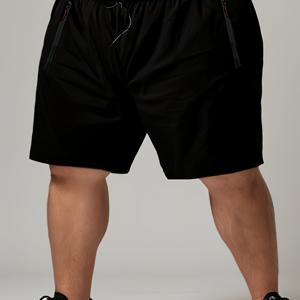 TEMU 1pc 남성용 플러스 사이즈 반바지 - 루즈핏, 퀵드라이 폴리에스터 러닝 반바지, 조절 가능한 드로우스트링 허리, 여름, 트레이닝 및 비치웨어, 비치웨어|조절 가능한 허리밴드|폴리에스터 원단