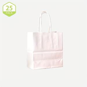 TEMU 25개 미니 선물 가방 세트, 5.1*2.8*5.7인치, 크래프트 종이 손잡이 가방, 파티 선물 가방, 캔디 가방, 쇼핑, 소매, 결혼식, 크리스마스 선물용