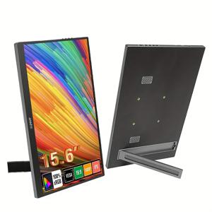 TEMU Anmite 15.6인치 IPS 스크린 휴대용 모니터 1080P USB TYPE-C 호환 노트북 두 번째 화면 게임 확장 디스플레이 맥 PS4 PS5pcs 라즈베리 파이용