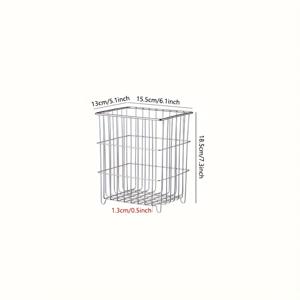 TEMU 현대적인 스테인리스 스틸 수납 바구니 - 집, 사무실, 욕실 및 침실 정리에 적합한 슬림 오픈탑 디자인 - 화장품, 향수, 마스크 등에 완벽함 - 조립 불필요, 욕실 정리용|마스크|향수