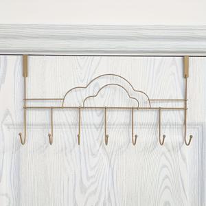 TEMU 1pc 현대적인 캐스트 아이언 도어 탑퍼 랙, 벽걸이 금속 옷걸이, 드릴링 필요 없음, 가방, 수건, 모자, 목욕복, 코트, 침실 홈 스토리지 솔루션, 욕실 스토리지 | 스칸디나비아 스타일 | 캐스트 아이언 구조, 걸이 스토리지