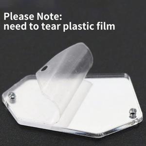 TEMU 50개 아크릴 특수 모양 거울 버튼 - 평평한 DIY 자수 버튼, 반짝이는 보석 장식 액세서리, 다양한 모양으로 크래프트와 패션을 위한 버튼, 패션 보석 만들기|반짝이는 액세서리|내구성 있는 버튼, 버튼 크래프트