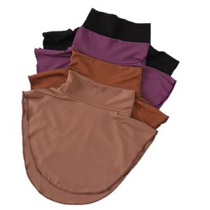 TEMU 4개/세트 솔리드 컬러 탈부착 칼라 탑 액세서리, 무슬림 의류 매칭용 하이넥 칼라, 이슬람 의류,겸손한 패션,기본 디자인,신축성 있는 원단,손세탁 가능, 목걸이,목 커버,히잡 패션,겸손한 드레서