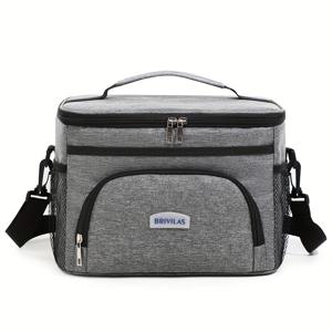 TEMU 대용량 보온 가방, 아웃도어 보온 가방, 숄더백 핸드헬드 아이스백, 업무, 야외 활동, 캠핑용, 부모와 아이를 위한 선물, 비식품 접촉용|얼음주머니