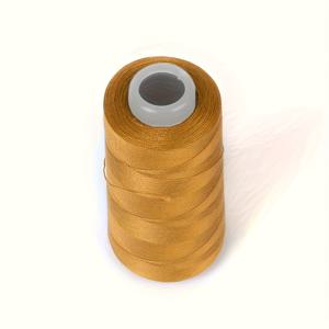 TEMU 3000야드 강력 폴리에스터 재봉사실, 골든 & 블루 스풀, 데님 청바지용 가죽 및 캔버스 태피스트리 프로젝트 소품