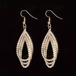 TEMU 고급스러운 루크스 스팽글 합성 지르코니아 멀티 레이어 태슬 귀걸이, 파티 연회 일상 데일리 다용도 장식 액세서리