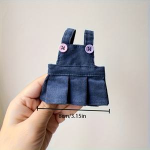 TEMU 햄스터 & 쥐용 귀여운 버튼 프론트 드레스 1개 - 3.94-5.91인치 소형 동물 의상, 컬러풀한 만화 버튼이 있는 내구성 폴리에스터, 손세탁 전용, 반려동물 주인을 위한 완벽한 휴일 선물