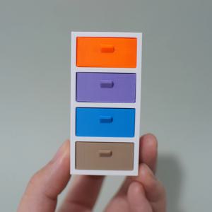 TEMU 1 세트 인형집 미니어처 가구 서랍 캐비닛, PLA 소재, 인형집 홈 데코용 보관 서랍, 미니어처 장면 조직, 모델 장식, 책상 보관 액세서리, 인형집 가구 | 색상 | 내구성 있는 플라스틱