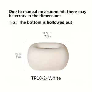 TEMU 1pc 현대적인 크림 세라믹 티슈 박스 홀더 - 블랙 액센트가 있는 세련된 디자인 - 거실, 식탁, 커피 테이블 - 우아한 테이블 톱 장식, 크리스마스 선물 아이디어, 테이블 장식 액세서리 | 현대적인 디자인 | 내구성 테이블웨어