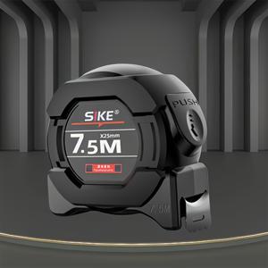 TEMU 형광 스틸 줄자 - 자체 잠금 설계의 두꺼운 헤비듀티 리트랙터블, 레이저 각인 마킹 - 저조명 환경에서 읽기 쉬운 고대비 플루오레센스, 건설 현장 및 가정용 적합, 목수와 건축업자를 위한 필수 도구