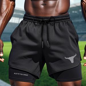 TEMU 남성용 지퍼 포켓이 있는 운동 반바지 - 체육관, 해변, 트레이닝용 논스트레치 퀵드라이 수영복 쇼츠 - 벨트리스 디자인의 가벼운 보드 숏츠 - 세탁기 사용 가능한 폴리에스터 캐주얼 스포츠 쇼츠, 워크아웃 쇼츠, 스포티한 스타일, 조절 가능 편안함, 통기성 원단