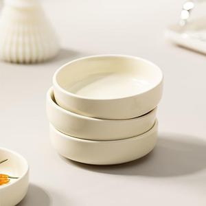 TEMU 3개 소형 세라믹 애플리케이터 접시 (3.5인치) - 휴일용 스낵, 소스 및 과일에 완벽합니다! 추수감사절/크리스마스 파티 서비스 세트 - 가정용으로 다양한 미니 접시