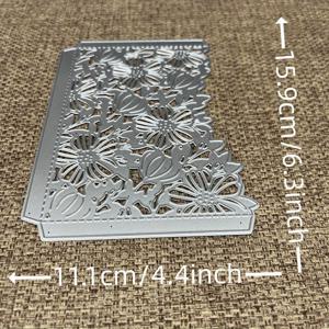 TEMU 창의적인 꽃 금속 커팅 다이, 고품질 탄소강 엠보싱 커팅 다이, 앨범 아트 용품, 스크랩북, 앨범 프레임, 카드, 봉투, 초대장, 캔들 라이트 박스, 수제 창의적 생산, 생일 파티 축하 및 기타 휴일 선물, 사랑 우정 축복 장식, 홈 장식, 내구성 있는 금속 다이