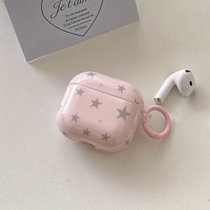 TEMU 애플용 에어팟프로2 케이스/에어팟프로 케이스/에어팟4 케이스/에어팟3 케이스/에어팟2 케이스/패션 여성용 이어폰 케이스/간단한 이어폰 케이스