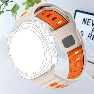 TEMU 1개 내구성 있는 튼튼한 스트랩, 삼성 Galaxy Watch 7 Ultra 47mm용 - 퀵릴리즈형 손목밴드, 통기성/편안함에 적합 |짐, 러닝, 야외활동, 일상 사용에 이상적인 다기능 & 교체가 쉬운 워치 액세서리, 디자인, 고품질 소재, 편안한 손목밴드, 스마트워치 액세서리, 액티브라이프스타일, 피트니스 애호가를 위한