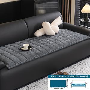 TEMU 1개 두꺼운 코듀로이 소파 쿠션, 모던 스타일 반려동물 친화적, 미끄럼 방지 & 세탁기 사용 가능, 2, 3, 4인용 소파에 적합