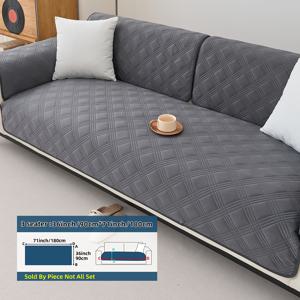 TEMU 소파 쿠션을 보호하고 장식하기 위한 1/2/3/4좌석 소파를 위한 소음 파동 기술 대형 ром보스 퀼트 소파 쿠션, 애완 동물 친화적, 기계 세척 가능