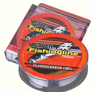 TEMU 3937.01인치 투명 플루오로카본 낚시줄, 9.7LB-46.3LB 인비저블 리더, 해수 및 담수용 고충격 흡수