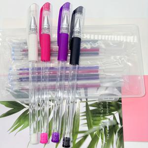 TEMU 1세트 고온용 사라지는 패브릭 마커 4개 + 리필 12개, 재봉·절단·라벨링·신발 제작 및 DIY 프로젝트용 열제거 펜