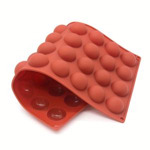 TEMU 1개 미니 반원형 실리콘 몰드, 초콜릿, 사탕, 푸딩, 프렌치 무스, 디저트, 아이스 큐브, 케이크 장식, 베이킹 도구, 주방 가제트, 주방 액세서리, 휴일 용품