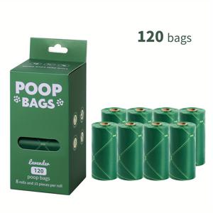 TEMU 개용 지구 등급 똥봉지, 방수 및 초두꺼운 폐기물 봉지 리필 롤, 라벤더 향기, 270개입