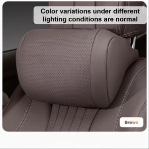 TEMU 1개 자동차 헤드레스트 베개 - 초부드러운 통기성 디자인, 압력 완화와 목 지원을 위한 컨투어형 사용감, 대부분의 차량에 적합하며 내구성 있는 소재로 장거리 주행과 사무실에서 편안함. 귀여운 카시트커버를 위한 머리받침, 자동차 이불, 자동차 쿠션, 긴 여정에도 편안한