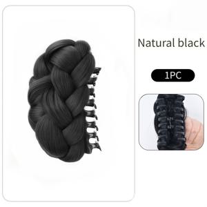 TEMU 1개 AFEELS 우아한 멀티컬러 합성 헤어 클립 - 여성용 브레이드, 번 & 업스타일을 위한 안전한 고정, 일상 및 특별한 날에 사용하기 쉬운 내구성 있는 머리핀, 다양한 색상 (블랙, 브라운, 블론드, 다크 브라운, 라이트 브라운, 베이지, 체스트넛 브라운) - 헤어 스타일링을 위한 완벽한 선물