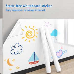 TEMU 1개 화이트보드 칠판 스티커, 사무실 & 가정용 탈부착 벽 데칼, 안전한 표면 보호, 벽 손상 없음, 자체 접착식 보드, 쓰기 가능한 방 장식 벽지, 창의적인 벽 예술, 홈 워크스페이스, 인테리어, 쉬운 설치, 무손상 접착식, 사무실 전문가 및 교사용