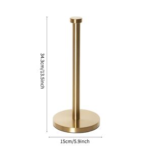 TEMU 스테인리스 스틸 주방 페이퍼 타월 홀더 - 드릴 불필요 설치, 브러시 마감의 모던 디자인, 공간 절약형 수직 수납 (조리대 또는 캐비닛용) - 내구성이 뛰어나고 세척이 용이한 표면 마운트, 주방 수납, 조리대 정리함, 키친타올 홀더, 키친타, 키친타올 케이스, 두루마리휴지케이스, 키친타올거치대, 키친타올 걸이