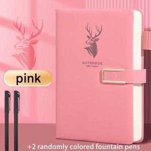 TEMU 3개 A5 노트북 세트, 고품질 인조 가죽 북마크, 하드 커버, 자석 클로저, 달력 및 개인 계획 용품 포함, 노트북 및 펜 세트, A4 노트북, 대학 노트북, 학교 노트북, 학용품, 문구류, 펜, 빈티지 노트, 공책, 무지 노트, 노트패드, 미니 다이어리