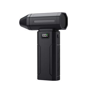 TEMU 대용량 휴대용 터빈 팬, USB 충전식 개인 냉각 팬 (조명 포함), 야외 제설기, 먼지 블로어, 바람 건조기, 잎사귀 블로어, 야외, 정원 필수품, 가정용으로 적합, 선물용|이동형에어컨|서큘레이터선풍기