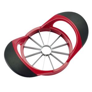 TEMU 스테인리스 스틸 사과 슬라이서, 12조각 과일 분리기, 과일 접시 슬라이서, 씨 제거 기능 포함 과일 커터, 인체공학적 미끄럼 방지 플라스틱 손잡이, 녹 방지 및 세척 쉬운 주방용 과일 분리기