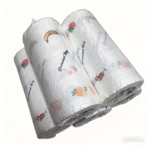 TEMU 고흡수력 다층 빠른 건조 주방용 일회용 행주 5롤 500매 - 오일 얼룩, 바닥, 조리대 청소 및 오일 제거에 적합