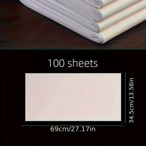 TEMU 초보자를 위한 100장 중국화 및 서예 종이 - 반슬립 두꺼운 원안 종이, 전통 중국 예술 용품, 부드러운 필기 표면, 잉크 아트, 스케치 및 드로잉에 이상적, 초보자용 미술 용품, 스케치 종이, 전통 중국 예술, 부드러운 필기 표면, 쌀 종이 데쿠파지, 스크롤, 수제 종이, 중국 서예 종이