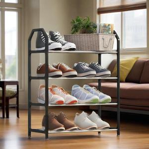 TEMU 공간 절약형 우아한 신발 정리대 - 튼튼한 금속 & 플라스틱 구조, 현관, 옷장, 사무실, 기숙사를 위한 견고한 신발 정리함 - 결혼식, 생일, 발렌타인데이 선물로 이상적 - 모던 홈 수납 선반, 신발 수납, 현관 정리함