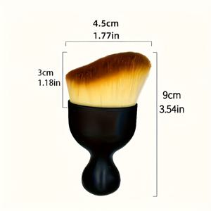 TEMU 다기능 자동차 청소 브러시 (보호 케이스 포함) - 초극세사 털 (스크래치 없음), 실내/외부용, 대시보드, 통풍구, 시트 청소, 컴팩트 휴대용 섬유 브러시, 트럭, SUV용 - 자동차 관리 액세서리