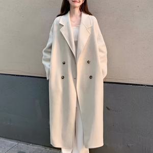 TEMU 여성용 트위드 코트 겨울 롱 재킷 - 클래식 영국 스타일 단색 (브라운/베이지/탄) 버튼 프론트 클로저, 구조적 칼라 & 테일러드 핏, 출퇴근, 반정장 이벤트용 - 손세탁 가능한 아우터웨어