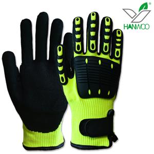 TEMU 한우 타격방지장갑 TPR 충격방지 작업장갑