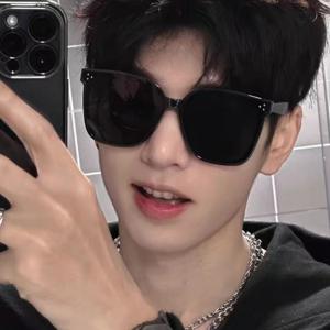 TEMU 선글라스 남성 2025 신형 고급감 건달 큰 얼굴 날씬해 보이고 운전 편광 자외선 방지 선글라스