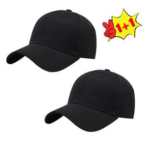 TEMU 1+1 얼굴작아보이는 기본 남자 여자 무지 빅사이즈 깊은 볼캡 커플 모자|모자|볼캡