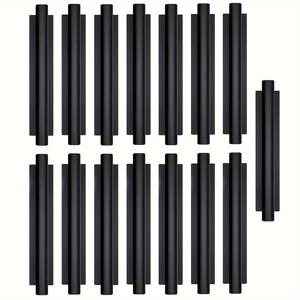 TEMU 자체 접착식 드릴 없는 문 손잡이 옷장 캐비닛 문 서랍 풀 다용도 풀 현대적 간단한 유리 도어 핸들 발코니 도어 핸들 냉장고 핸들 숨겨진 캐비닛 핸들 ABS 플라스틱 문 및 창문 가구 핸들